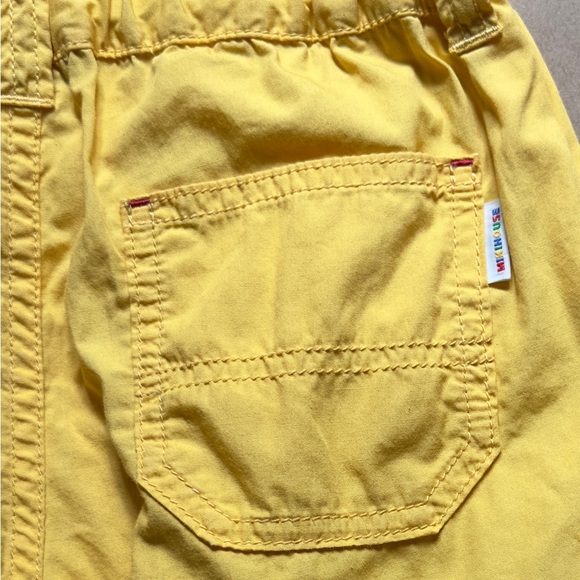 Miki House Children’s Yellow Nautical Theme Pants Size 120 5T 100% Cotton Twill - Picture 4 of 6